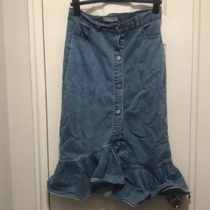 Jean skirt